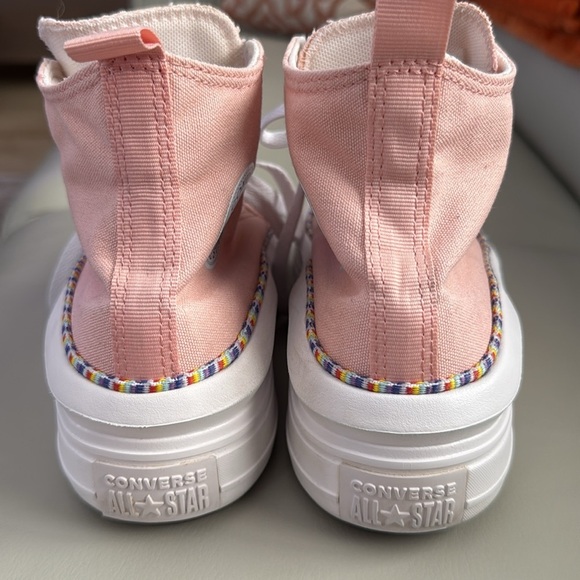 Converse Kids Chuck Taylor All Star Move Platform Sneaker Friendship Bracelet - Picture 7 of 10